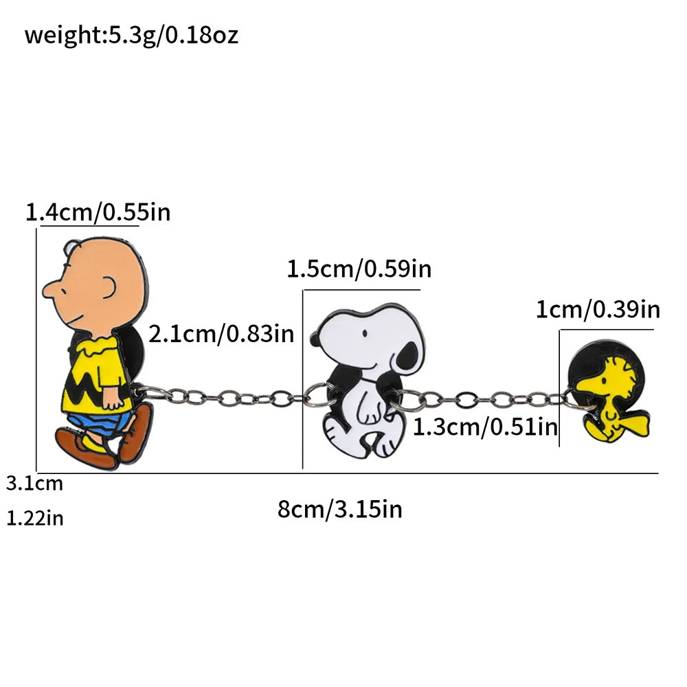 Anime fashion metal brooch, suitable for backpacks, clothing accessories, and women's bags, party favors