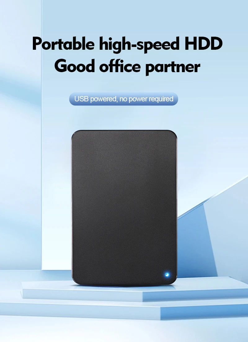 Portable External 1TB 160GB 250GB 320GB 500GB 640GB 750GB High Speed USB 3.0/2.0 Game External HDD Decives for Laptop PC PS5