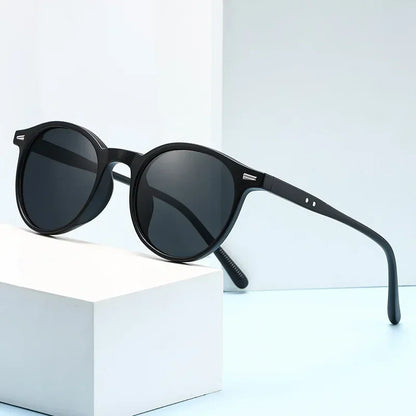 Small-Frame Round Myopia Sunglasses Retro Brand Designer Sun Glasses UV400 Shades Eyewear Men Goggles Diopter 0 To -4.0