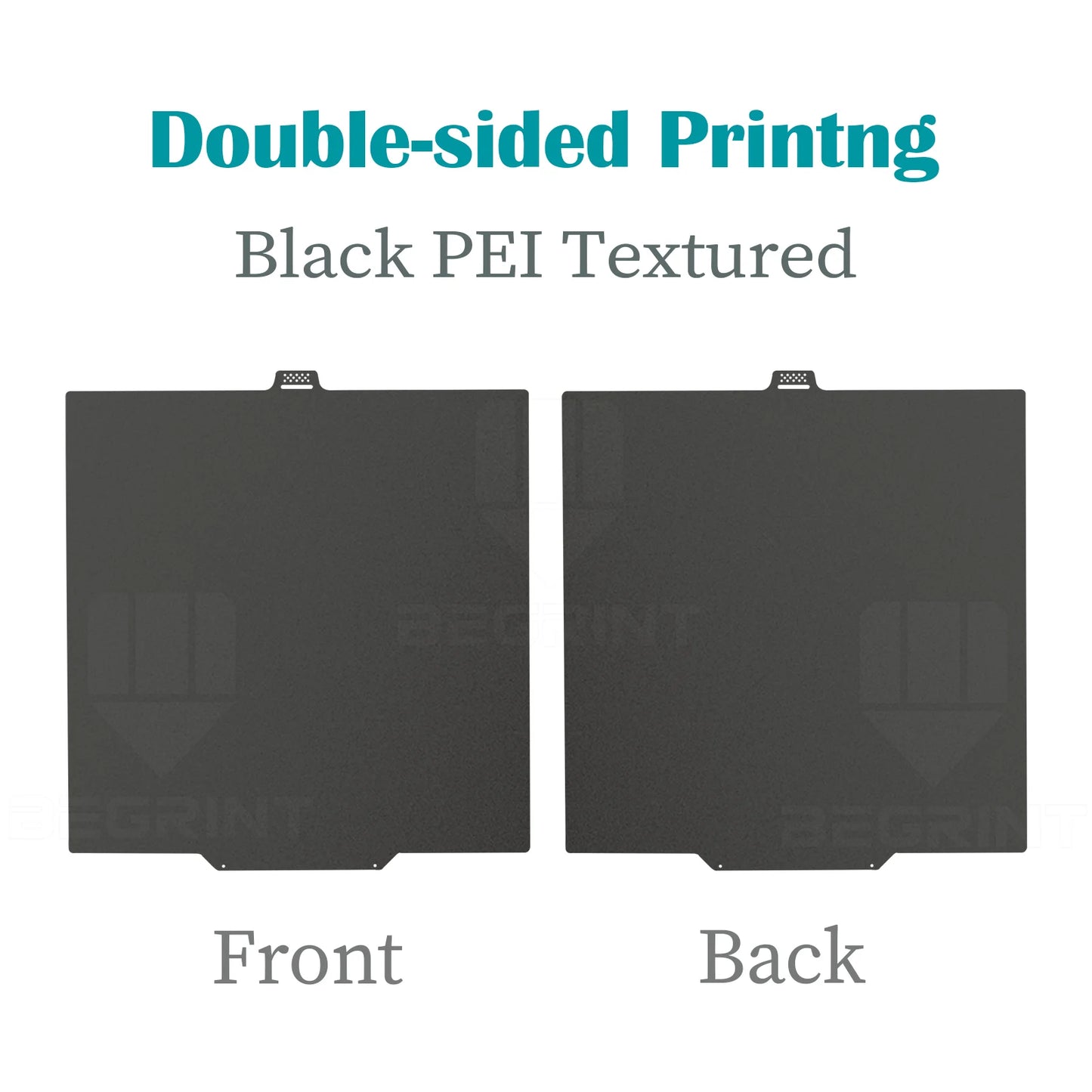 Double Side Smooth PEO PET PEY Bed Spring Steel Sheet For QIDI Q2 Combo Build Plate 280x280mm Q2 PEI Bed For QIDI Q2 Accessory