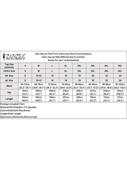 ZANZEA High Waist Streetwear Maxi Skirts Ruffled Autumn 2025 Women Solid A-line Faldas Korean Fashion Casual Loose Long Jupes