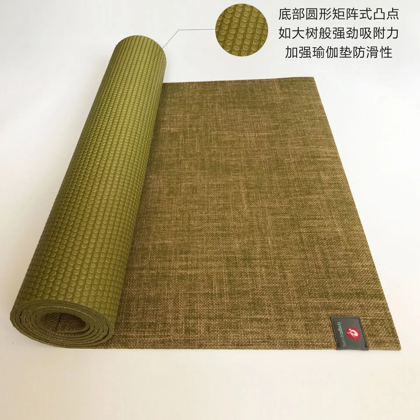 Natural jute yoga mat Eco-friendly natural jute yoga mat