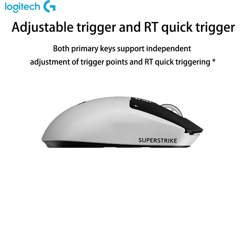 Logitech PRO X2 SUPERSTRIKE Wireless Gaming Mouse Professional Gaming Mouse 44000DPI HITS Sensing