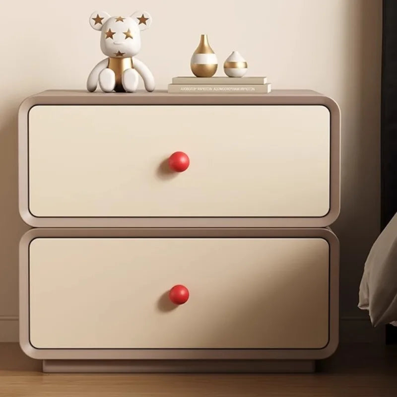 Solid Wood Bedroom Nightstand Minimalist Modern Small Storage Shelf Luxury Bedside Organizer Home Decor Solid Pine Furniture
