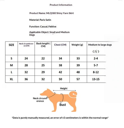 Pet Dog Cat Clothing Flutter Sleeve For Small Dog Teddy Bear Thin Pet Wedding Dress Formal Dress Party Outfit Group Dress Up
