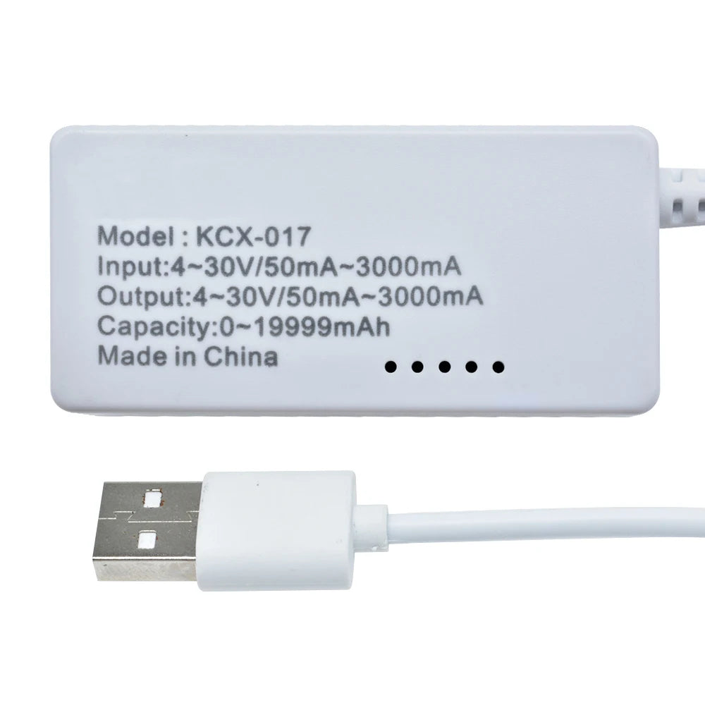 LCD USB Voltage/Amps Charging Capacity Meter Tester Multimeter Test Speed of Chargers Cables Capacity of Mobile Phone