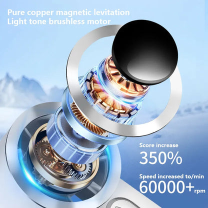 Lenovo Handheld Small Fan USB Charging Mini Outdoor Portable Lightweight Desktop Stand Long Lasting Battery Life Cooling Fan