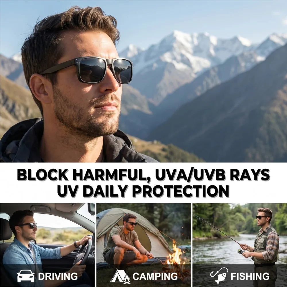 Fishing Sunglasses Polarized Men Women Camping Hiking Driving Glasses Sports UV400 Mirror Lenses Glasses Luxury Designer Eyewear