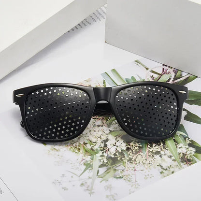 Sunglasses Women  Perforated Sunglasses Men Small Aperture Plastic Glasses Pinhole  Porous Lunettes De Soleil نظارات شمسية