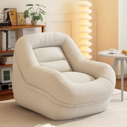 Lazy sofa reclining and sleeping nest small sofa tatami balcony bedroom living room single French retro retro recliner