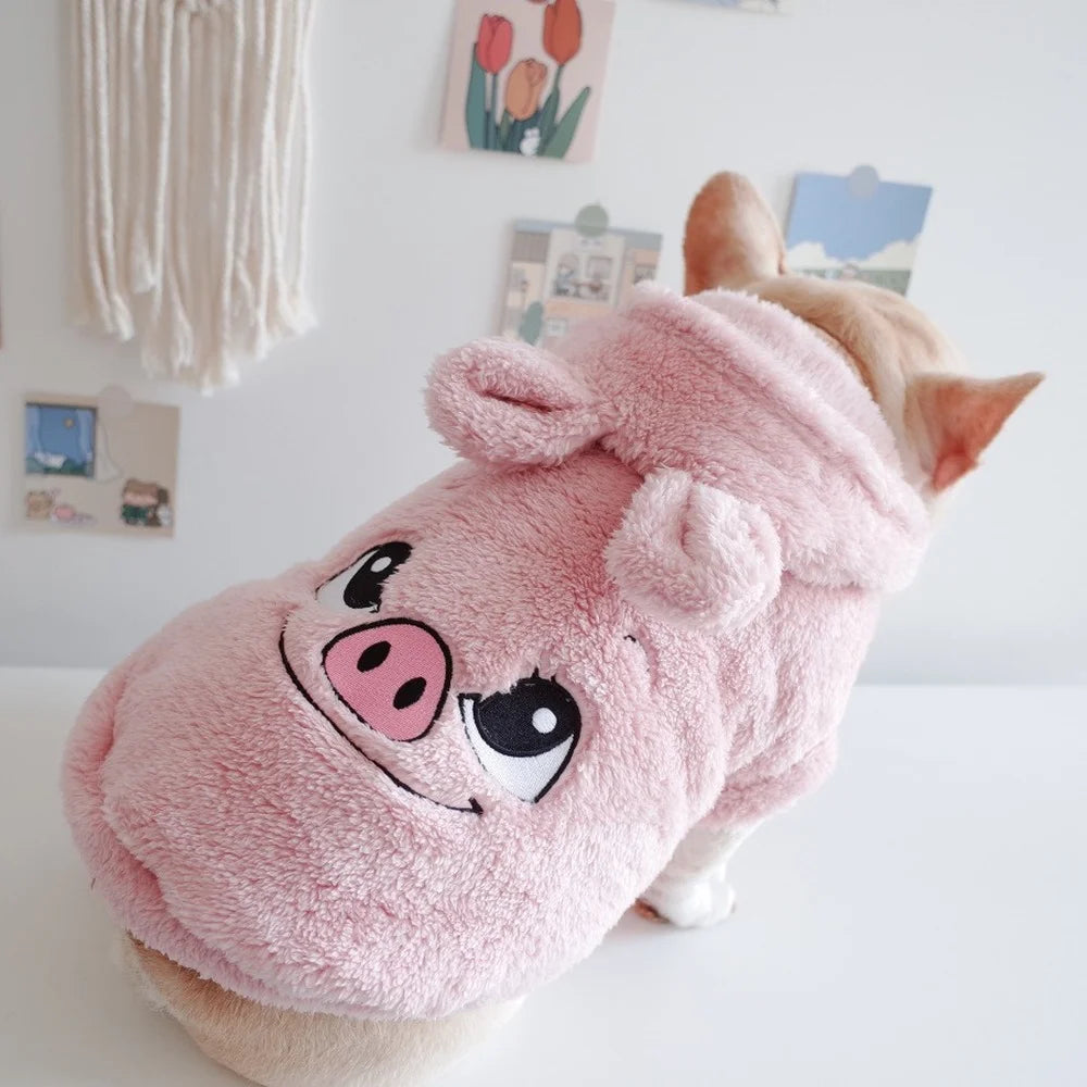 Winter Pet Dog Clothes Dogs Coat Jacket Cotton Ropa Perro French Bulldog Clothing Cute Dog Hoodie For Dogs Pets Clothing Pug