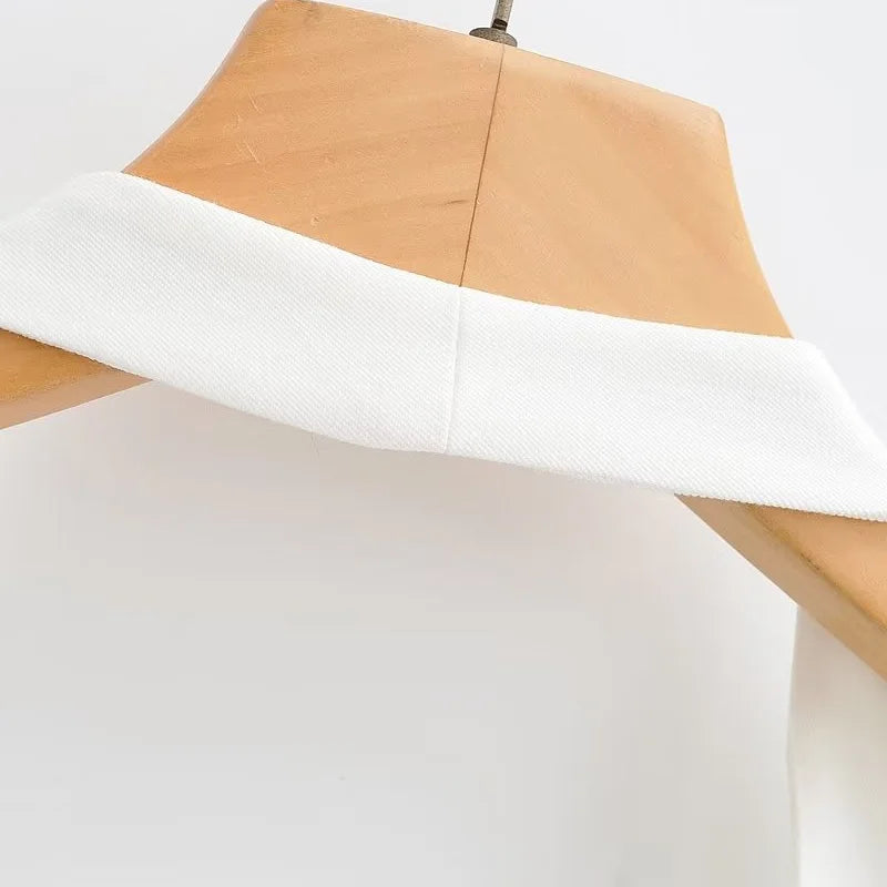 KEYANKETIAN Summer New Single-Row Buttoned-Up Hanging Neck Ultra Short Waistcoat Vest Women's Casual Backless Suspender Top