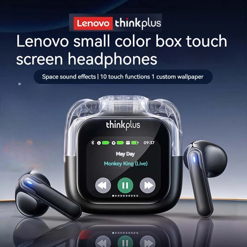 Original Lenovo LP70 PRO Intelligent Touch Screen Wireless Earphones Bluetooth Headphones Music Call Game Noise ReductionEarbuds