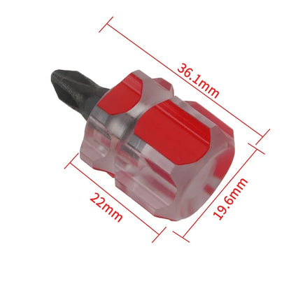 Screwdriver Kit Set Mini Small Portable Radish Head Screw Driver Transparent Han Hand Tools Precision Car Repair