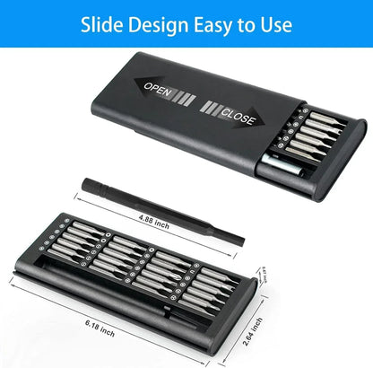 Precision screwdriver set for mobile phones, computers, laptops, professional maintenance and disassembly tools, small screws