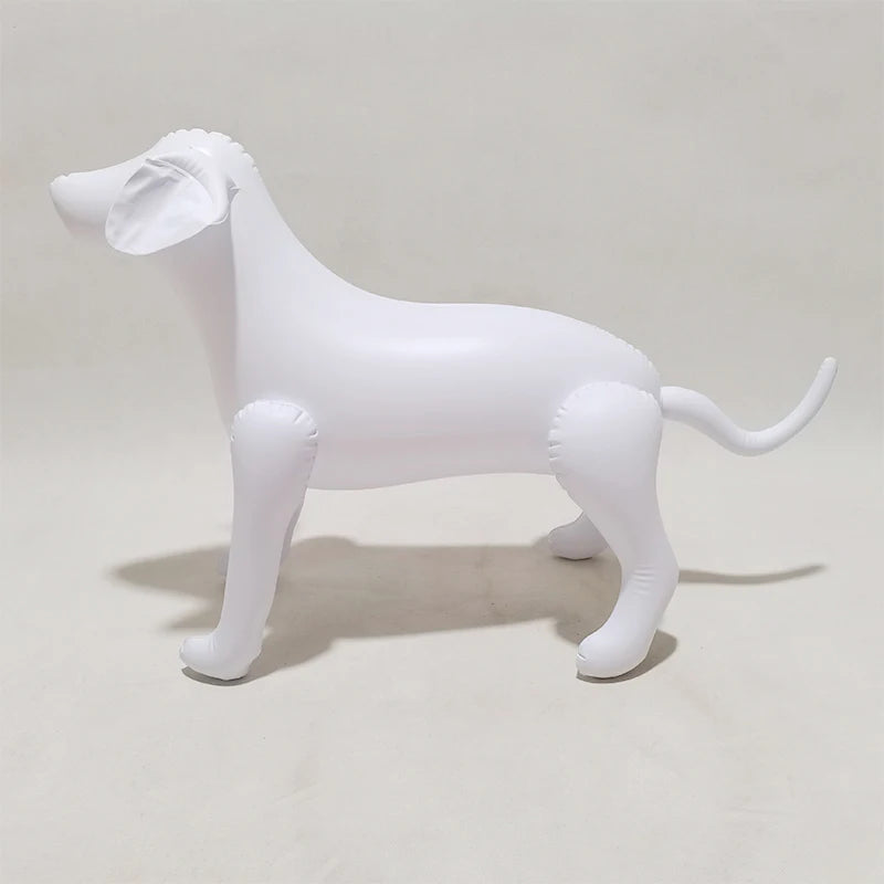 Inflatable Dog Mannequin Pet Clothing Model Dog Mannequin Display Puppy Dress Form Animal Mannequin