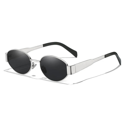 New Sunglasses For Women And Men Sun Glasses Alloy Oval Eyewear