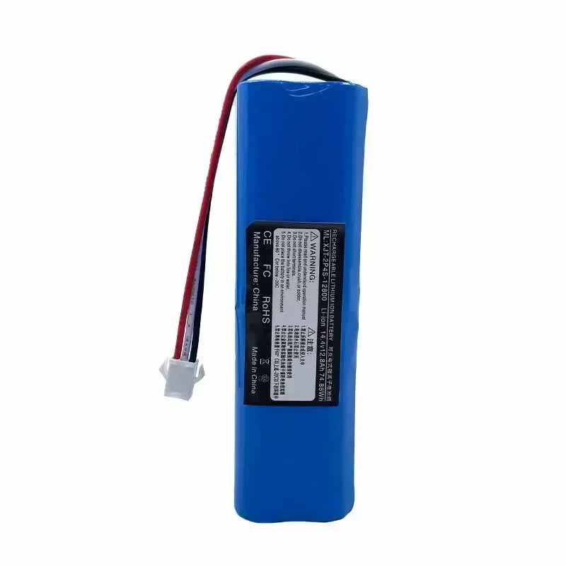 2026 100% NEW For Xiaomi 14.4V lithium battery 2P4S battery 5200mAh 6500mAh 12800mAh Viomi S9 Lydsto R1 Roadmi Eve Plus