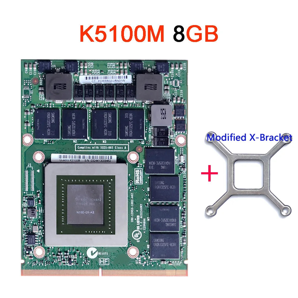 Quadro K610M K1000M K1100M K2000M K2100M K3000M K3100M K4000M K4100M K5000M K5100M Video Card For iMac A1311 A1312 2010 2011