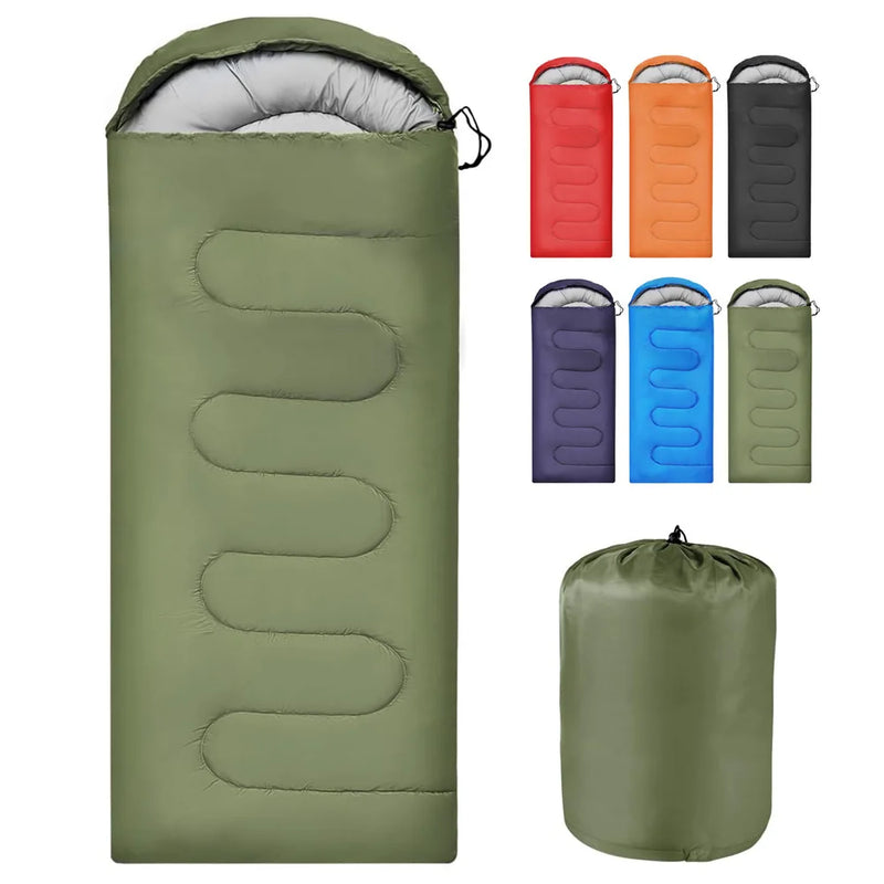Camping Sleeping Bag Ultralight Waterproof 4 Season Warm Envelope Backpacking Sleeping Bags for Outdoor Traveling Hiking