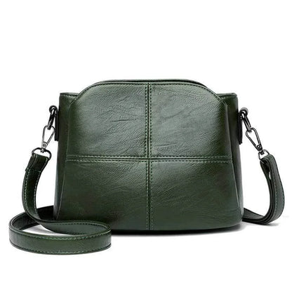 Pu crossbody bag with multi-pocket design, fashionable and versatile, suitable for daily outings as a shoulder bag