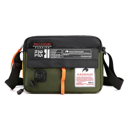 Cross Body Shoulder Bag for Men Fashion Casual Travel Climb Waterproof Nylon Outdoor Sports Military Male Messenger Bags