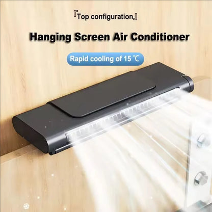 2026 Upgraded Portable Air Conditioner USB Charger Adjustable Office Computer Screen Mounted Electric Fan Desktop Tower F