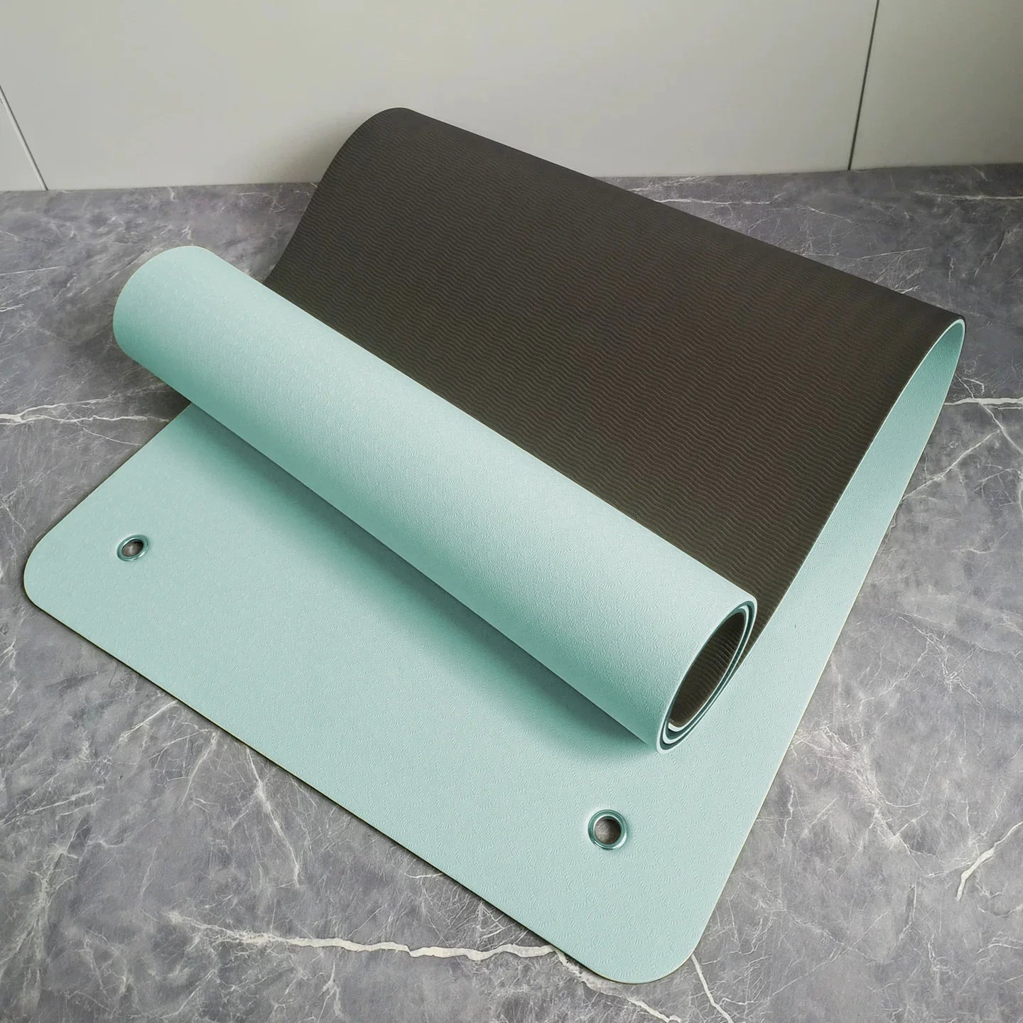 Yoga mat TPE anti-slip fitness shock absorption thickened enlarged girls' special home silent jump rope mat