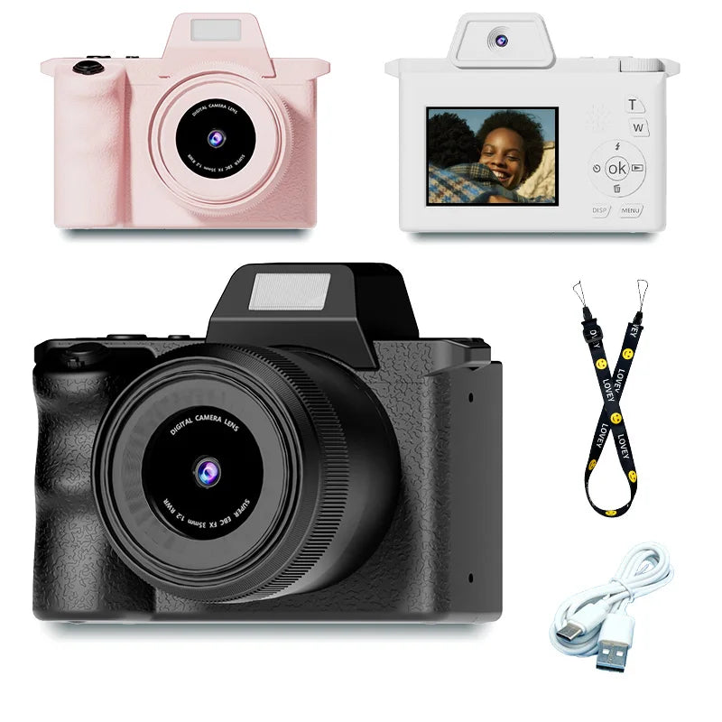 Digital Camera, Take Pictures & Record Videos|1080pHD Screen|Dual Camera| With Flash|Holiday & Birthday Gifts