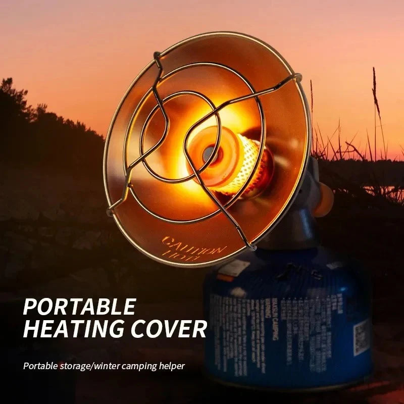 Mini Portable Gas Canister Heating Stove for Outdoor Camping Propane Fuel with Windproof Design Winter Camping Equipment