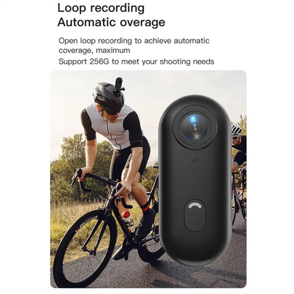3CGRO-Action Camera 1080P Wifi Sports Camera 120° Wide Angle Lens Waterproof Case With Magnetic Lanyard Back Clip