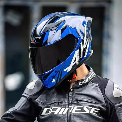 Motorcycle Helmet Full Face Double Lens Off-road Racing Helmet  Capacetes De Moto DOT Certification Motocross Cascos Para Motos