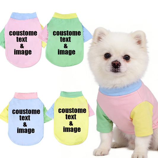 1 Pc Pet T-shirt  Fashionable Cartoon Bear Soft Breathable Dog Vest Cat Casual Clothes