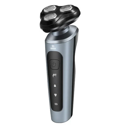 Electric Shavers for Men Waterproof Electric Trimmer Razor Wet &amp Dry Use Rechargeable Battery Rotary Shavers Machine Shaving