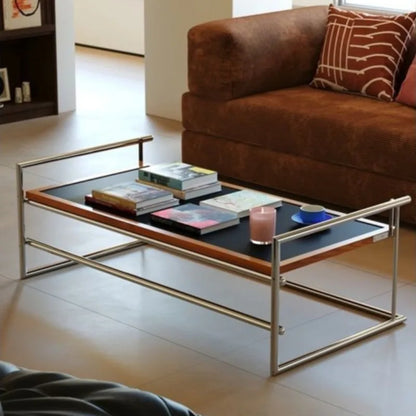 Rio Bauhaus coffee table living room home medieval minimalist designer retro paint-free stainless steel tea table desk