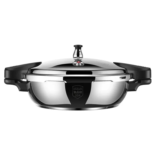 Stainless Steel Pressure Cooker Mini 1.8L Pressure Pot Outdoor Quick Cooking Pot For Induction Ceramic Stove Gas Heating