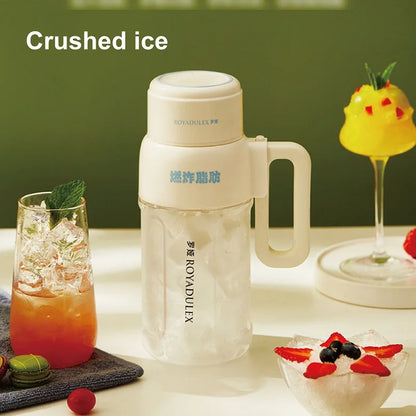 1000ml Electric Juicer Multifunctional Wireless Juicer Cup Blender Portable Drinking Cup Milkshake Blender Juicer Home 1500mAh