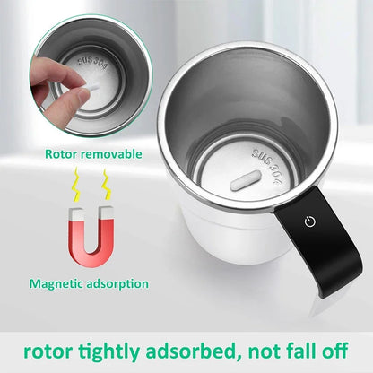 380ml electric mixing cup rechargeable 304 stainless steel mixer smart pour-over coffee machine portable blender