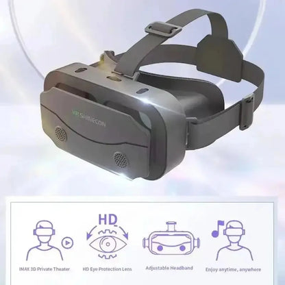 3D Virtual Reality VR Glasses Headset Devices Helmet Lenses Goggles Smart For Smartphones Phone Cell Mobile Game Viar Viewer Set