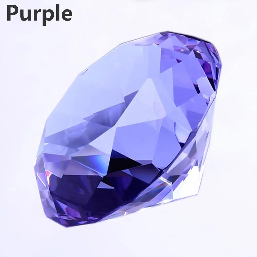 30mm Colorful Crystal Diamond Happy Birthday Wedding Decoration Event Party Supplies