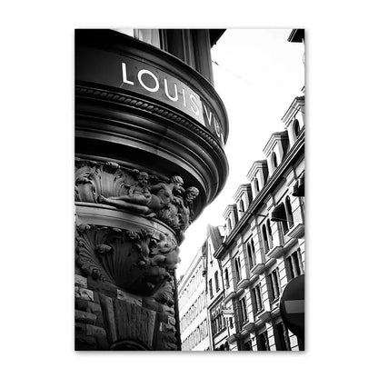 Canvas Painting Nordic Luxury Shop Race Car Paris Champs Elysees Art Posters And Prints Wall Pictures For Living Room Decor