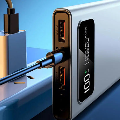 Lenovo 120W Fast Charging Power Bank 200000mAh Super Large Capacity Outdoor Powerbank With LED Digital Display For Mutly Device
