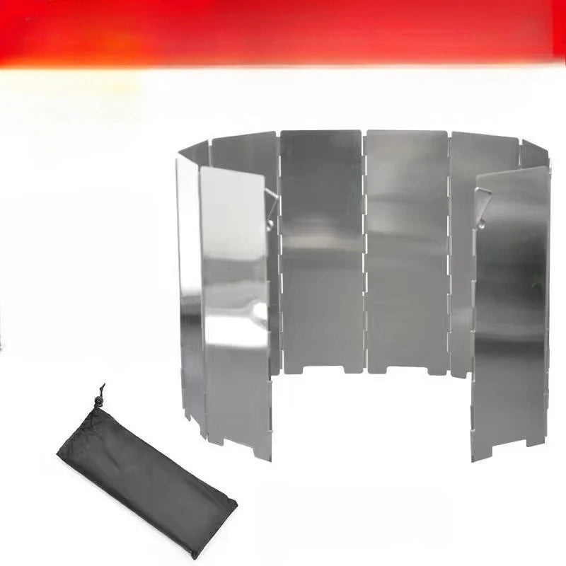 Outdoor Camping Portable Folding Stove for 8 Plates / 10 Plates with Windproof Cover