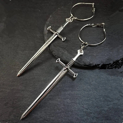 Sword Earrings,dagger,cool,gothic Earrings, Grunge Earrings, Punk Earrings, Witch Earrings,warrior Earrings,Vampire Earrings