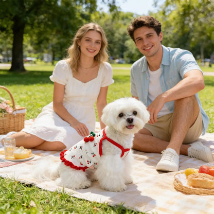 Cute Puppy Harness For Spring Summer, Stylish Soft Breathable Pets Dog Vest, Breathable Pet Puppy Clothing For Birthday Party