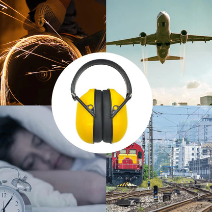 Ear Muffs Hearing Protection Noise Cancelling Headphones Foldable Earplugs Ear Defenders for Loud Airports Racing woodworking