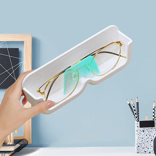 Wall-Mounted No-Drill Eyewear Organizer Decorative Display Holder for Reading Sunglasses Premium Feel Optical Glasses Rack