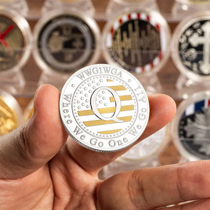 Where We Go One We Go All Commemorative Coins Usa Q Coins Collectible Coins Souvenirs Gift