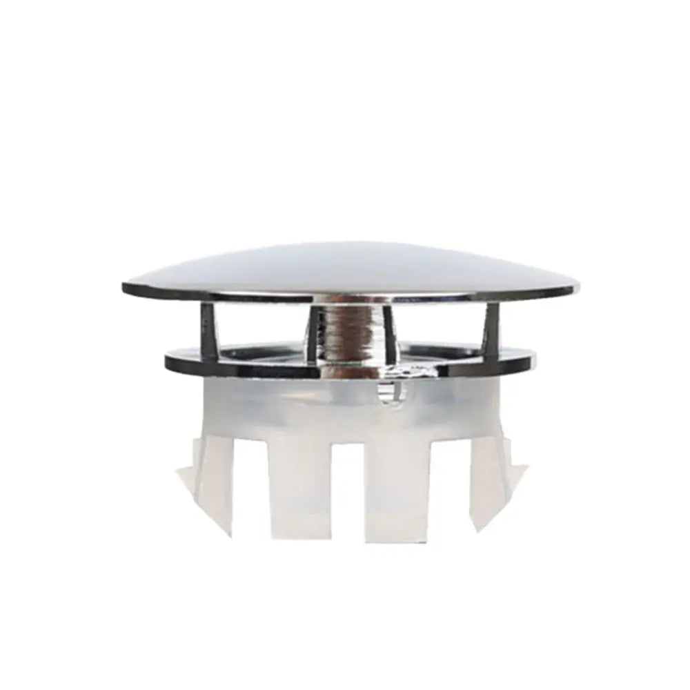 Round Sink Overflow Covers Kitchen Bathroom Double Layer Wash Basin Overflow Ring Plug Replacement Sink Hole Cover Trim Ring Cap