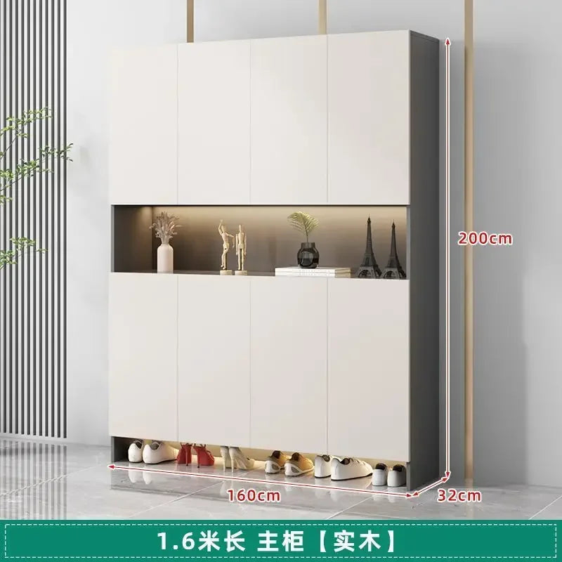Living Room Shoe Cabinet Solid Wood Home Entrance Cabinet Display Household Door Locker Sideboards Szafki Do Salonu Furniture